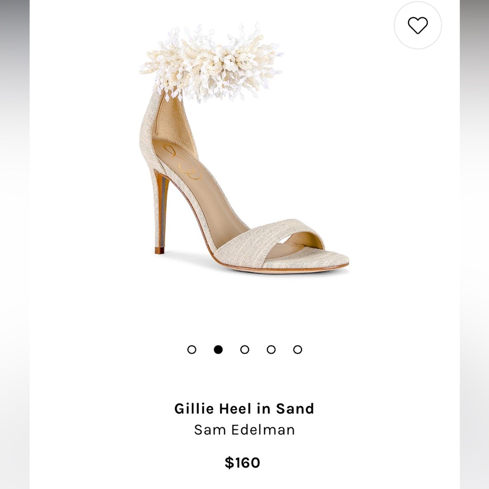 Gillie Heel in Sand by Sam Edelman size 10